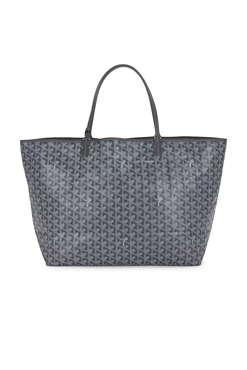 Pre-owned Goyard Saint Louis Gm Tote Bag In Grey