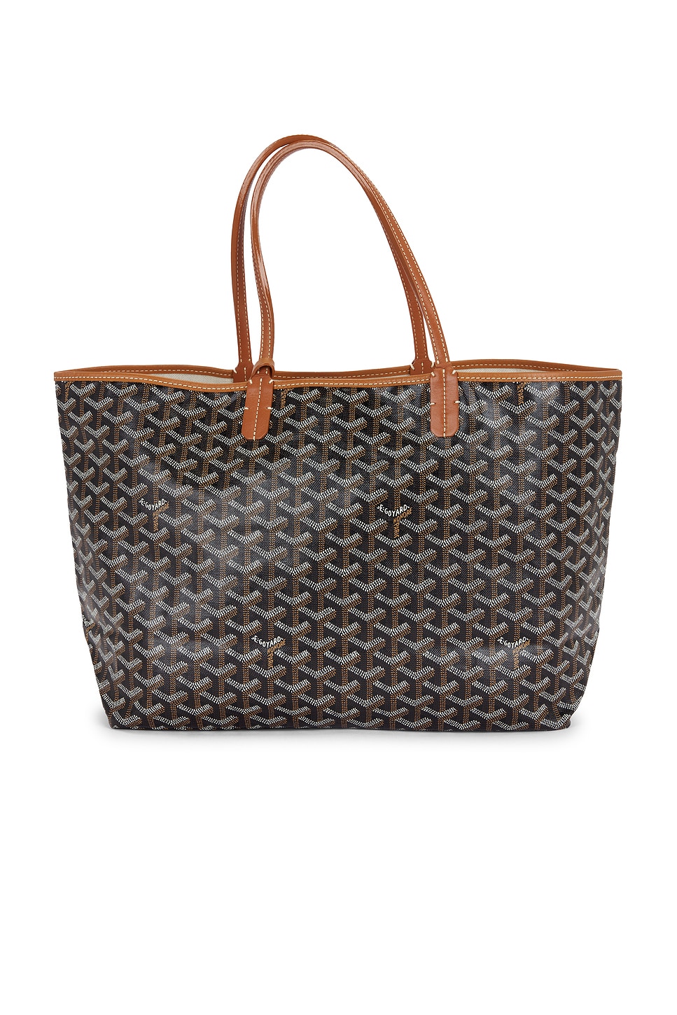 Pre-owned Goyard Saint Louis Pm Tote Bag In Black
