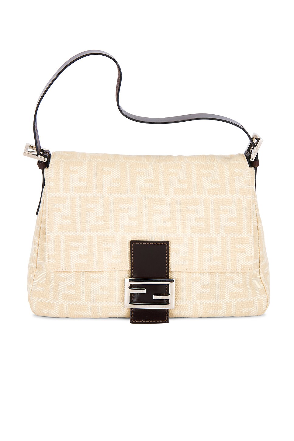 fendi Fendi Zucca Mama Baguette Shoulder Bag