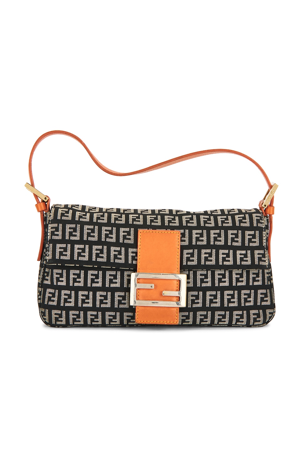 fendi Fendi Zucchino Baguette Shoulder Bag