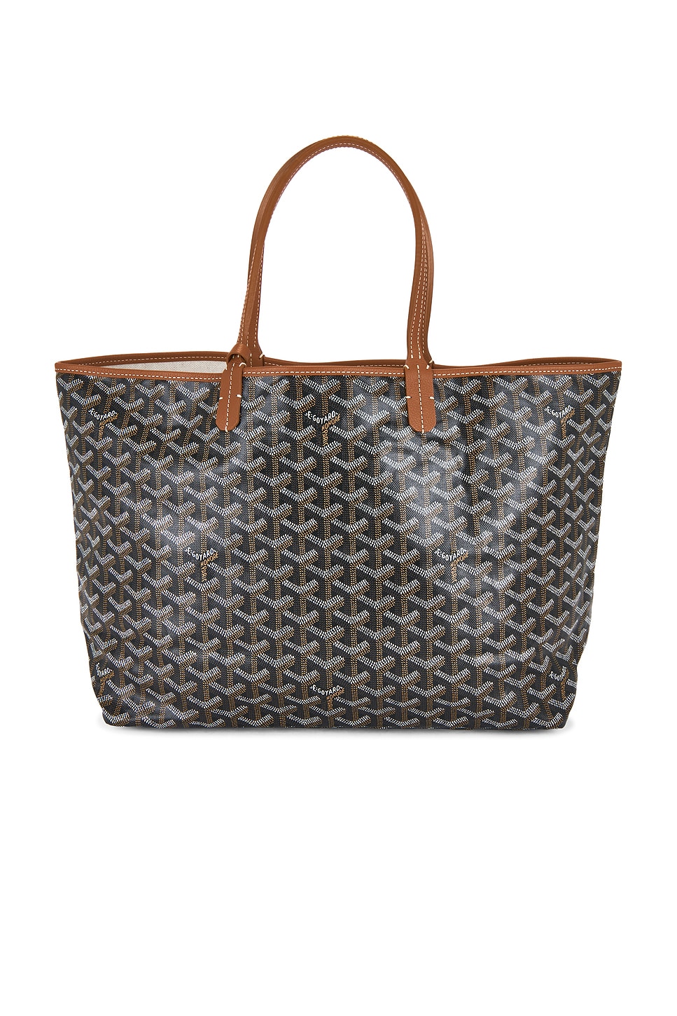 Pre-owned Goyard Saint Louis Pm Tote Bag In Black