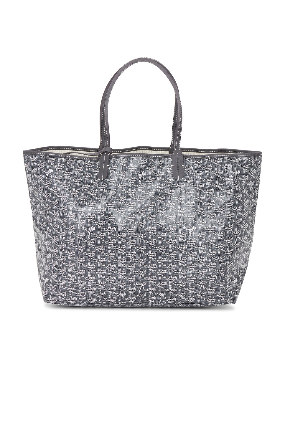 Pre-owned Goyard Saint Louis Pm Tote Bag In Gray
