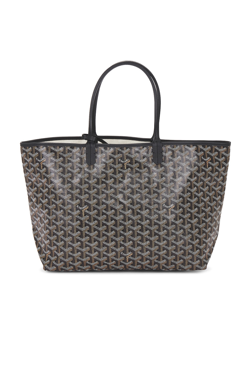 Pre-owned Goyard Saint Louis Pm Tote Bag In Black