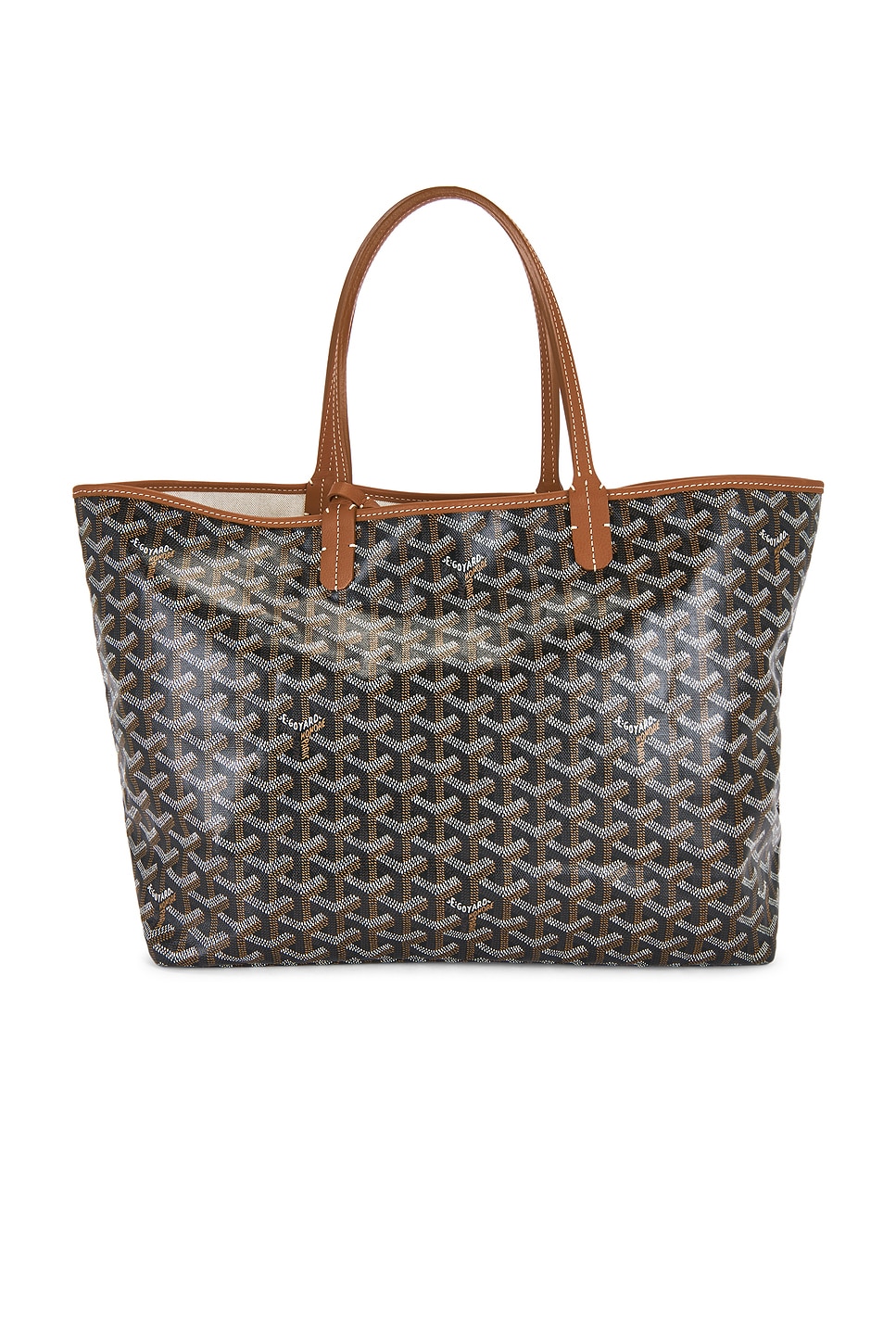 Pre-owned Goyard Saint Louis Pm Tote Bag In Black