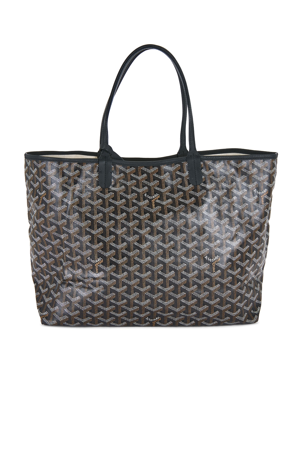 Pre-owned Goyard Saint Louis Pm Tote Bag In Black