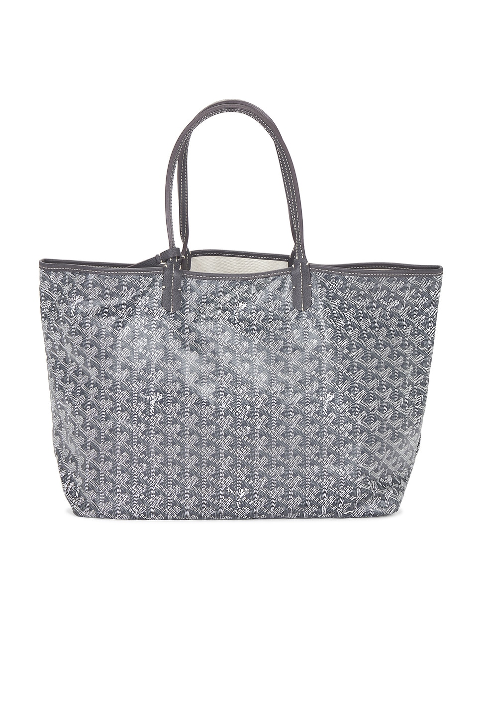 Pre-owned Goyard Saint Louis Pm Tote Bag In Gray