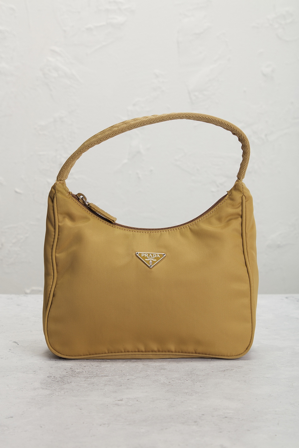 Pre-owned Prada Tessuto Sport Hobo Bag In Brown