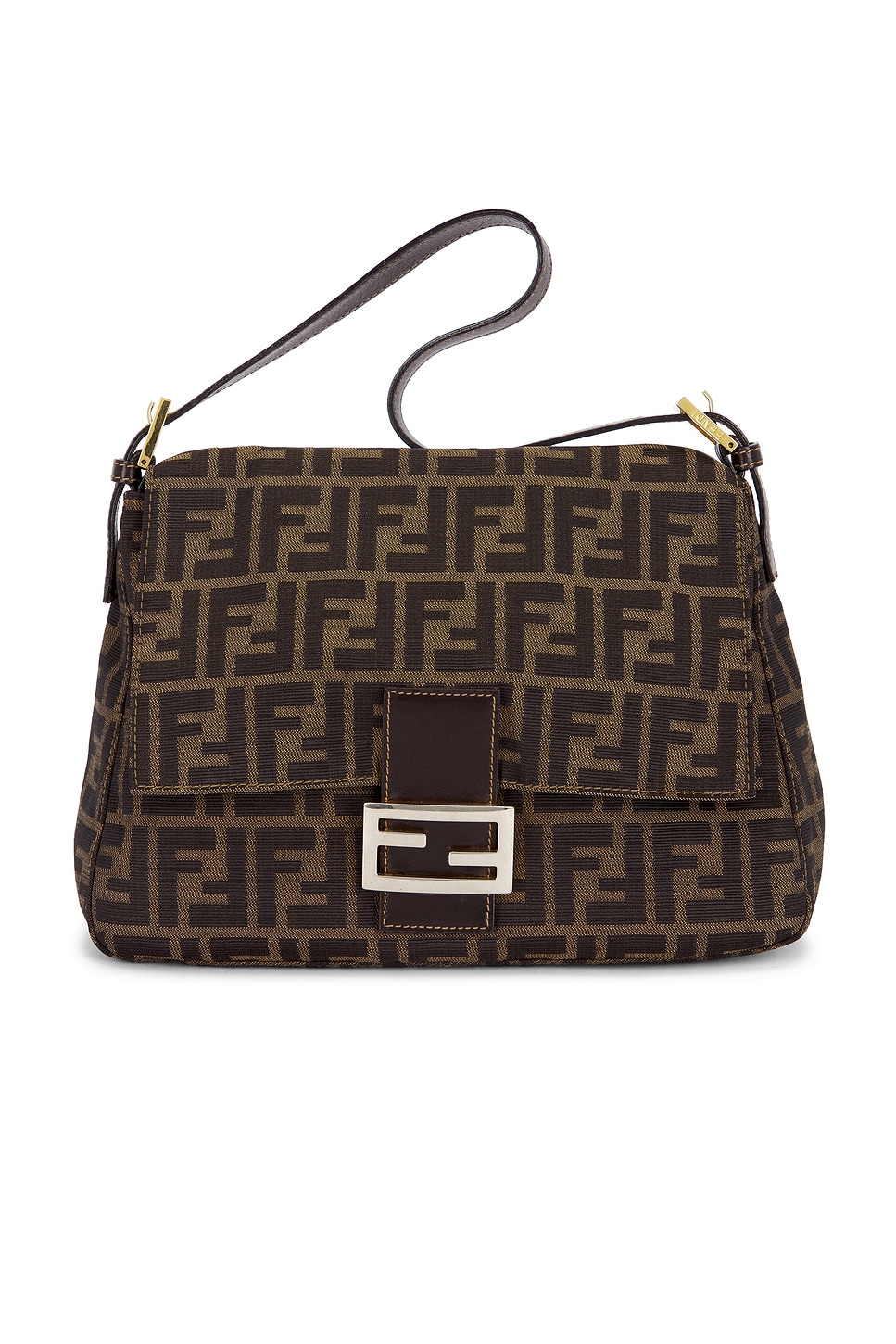 fendi Fendi Zucca Mama Baguette Shoulder Bag