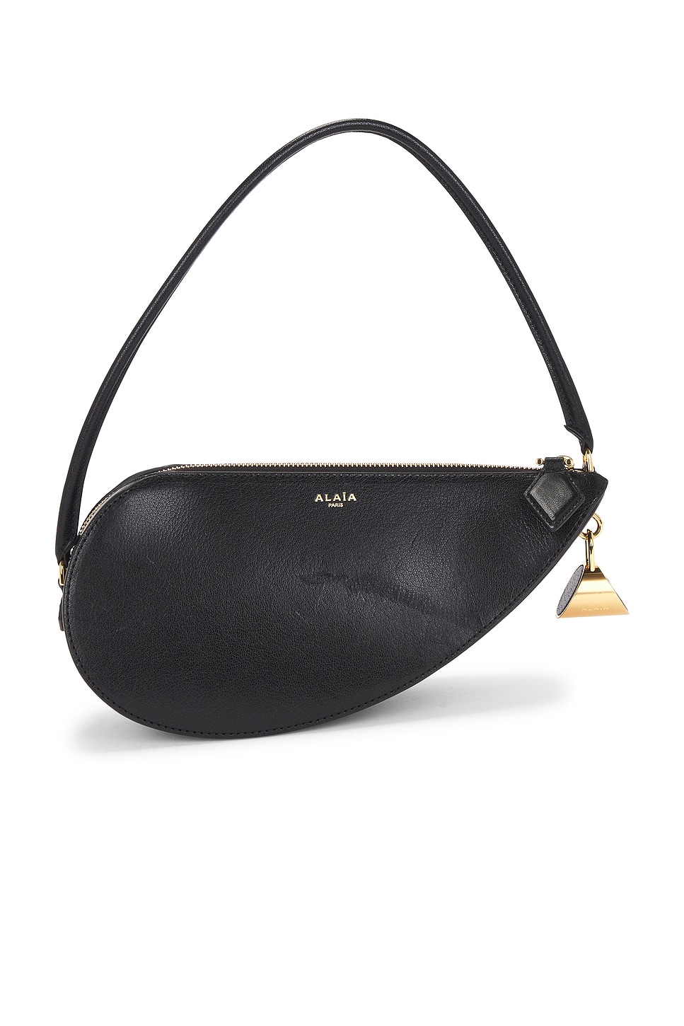 Pre-owned Alaïa Ala?a Le Demi-coeur Bag In Black