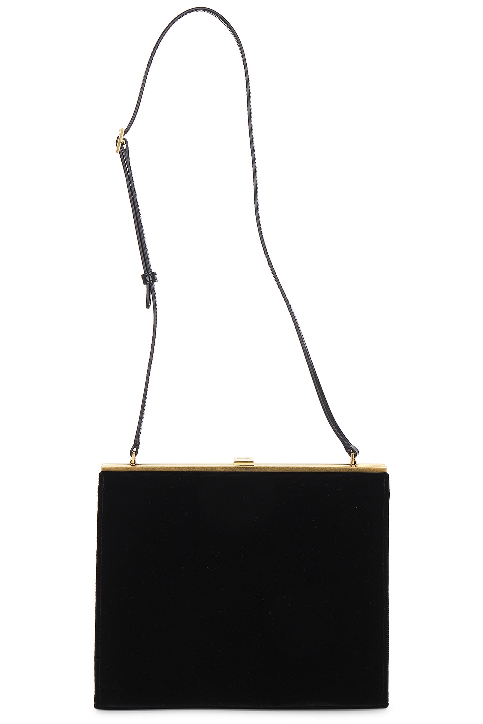 Pre-owned Saint Laurent Small Gaia Shoulder Bag In Black