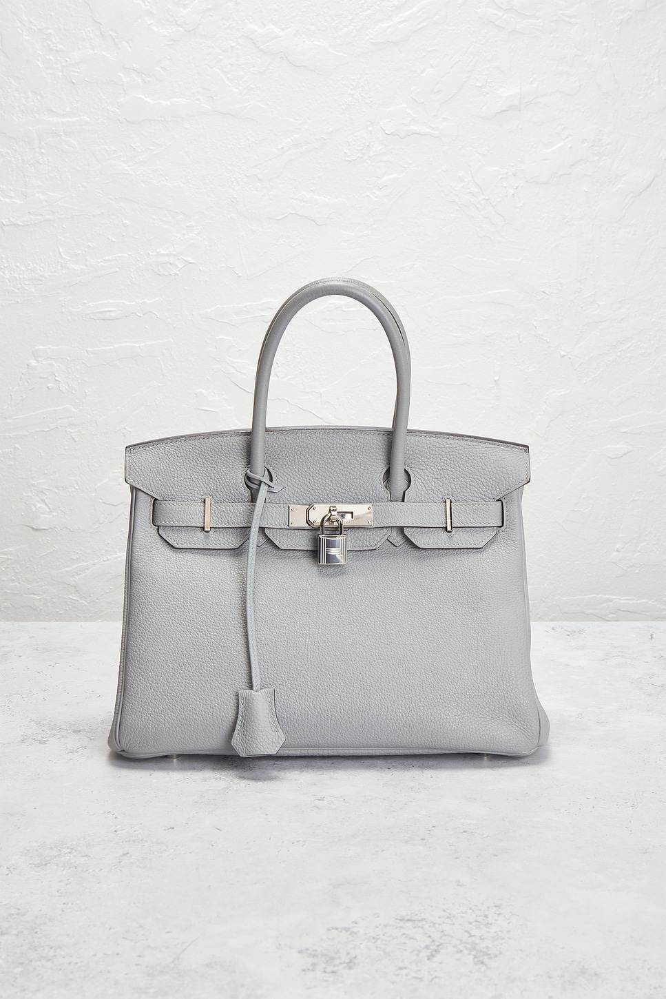 HERMES Pre-owned Togo Birkin 30 Handbag In Blue