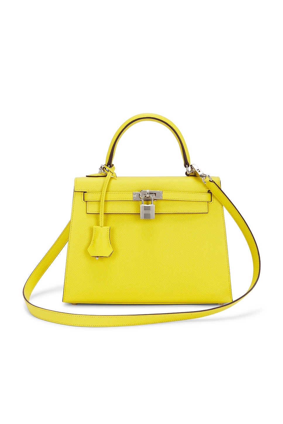 FWRD Renew Hermes Epsom Kelly 25 Sellier Handbag | Thumbnail 10