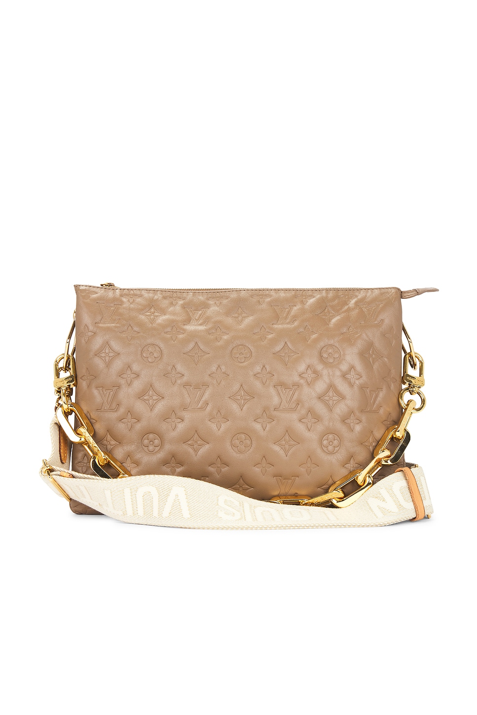 Pre-owned Louis Vuitton Monogram Coussin Mm Crossbody Bag In Brown