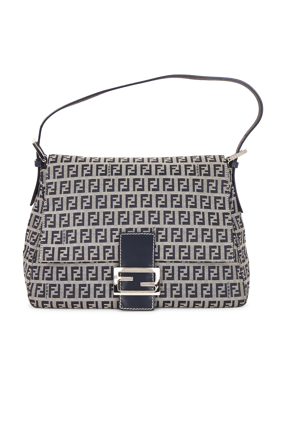 fendi Fendi Zucchino Mama Baguette Shoulder Bag