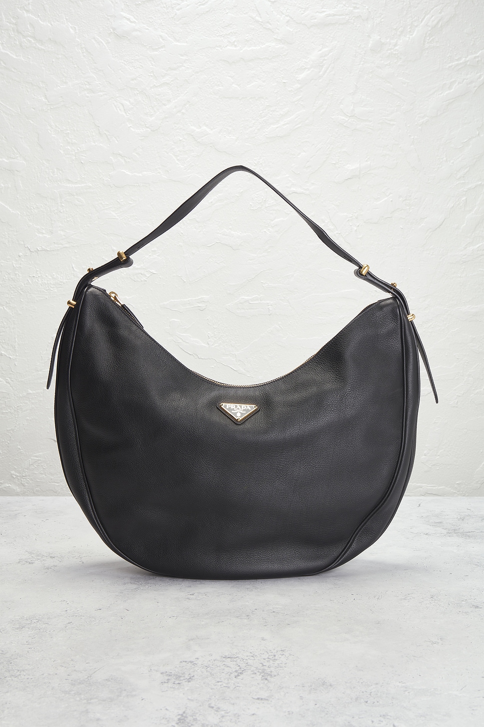 Pre-owned Prada Tessuto Hobo Bag Black