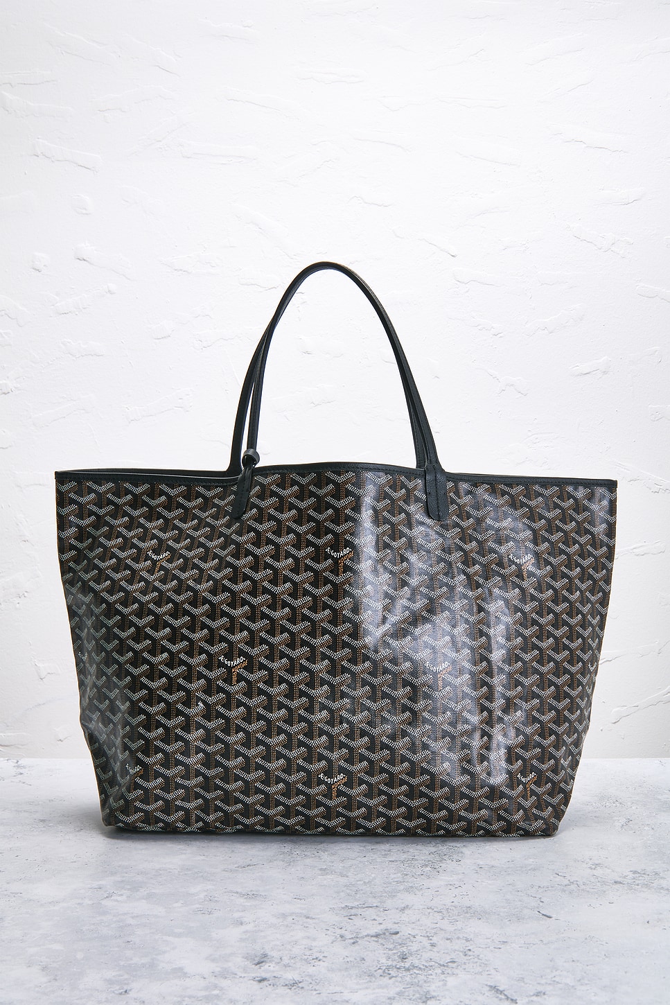 GOYARD Pre-owned Saint Louis Gm Tote Bag In Black