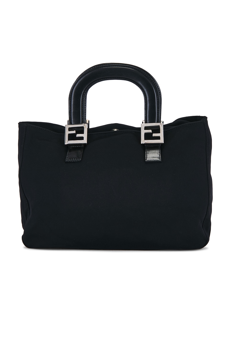 Click to view more detailed imagery on our partner's website Pre-owned Fendi Neoprene Handbag In Black