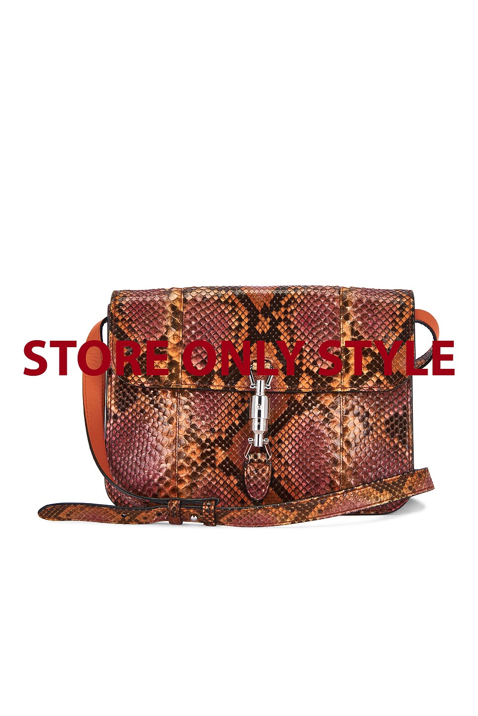 gucci Gucci Python Soft Jackie Crossbody Bag