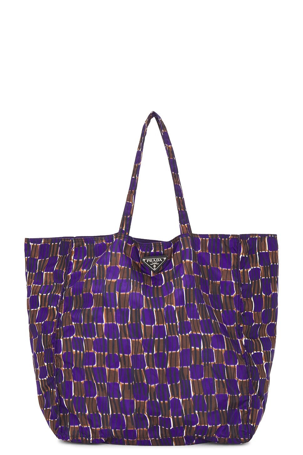 PRADA Pre-owned Vela Nylon Tote Bag In Black