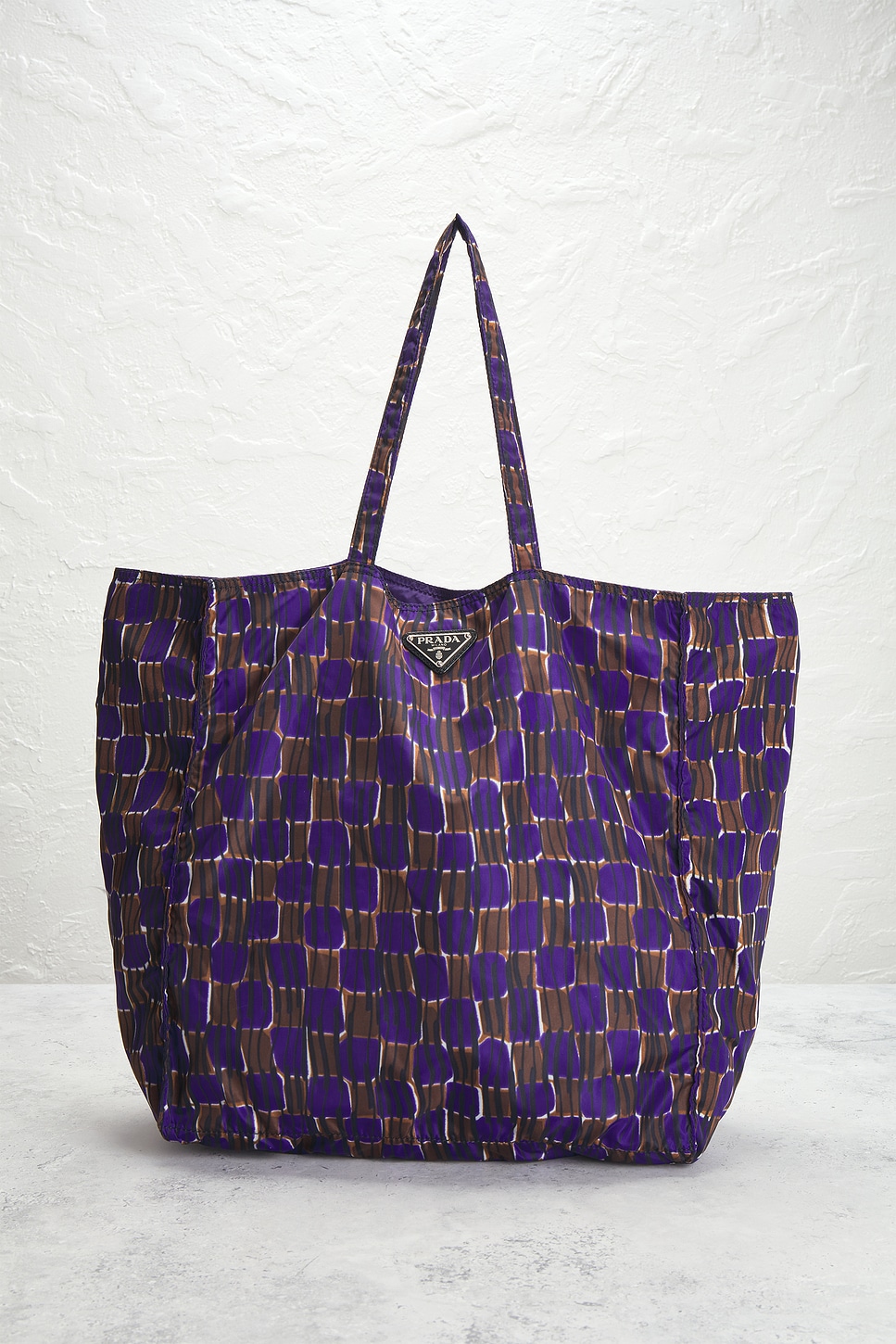 PRADA Pre-owned Vela Nylon Tote Bag In Black