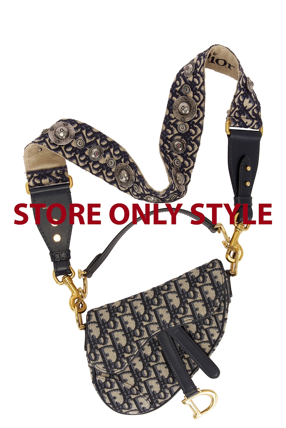 FWRD Renew Dior Oblique Trotter Saddle Bag