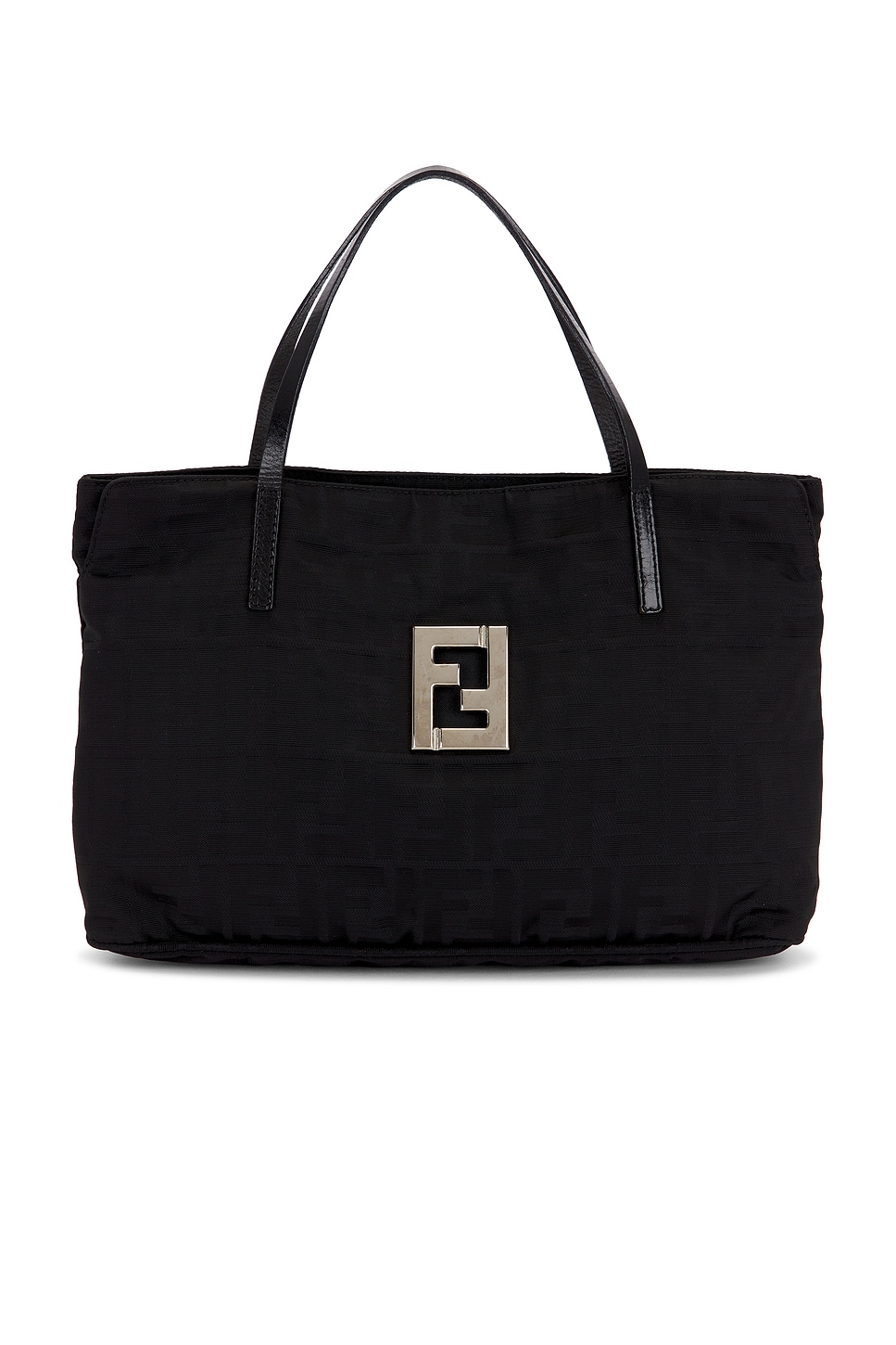 Click to view more detailed imagery on our partner's website Pre-owned Fendi Zucca Tote Bag In Black