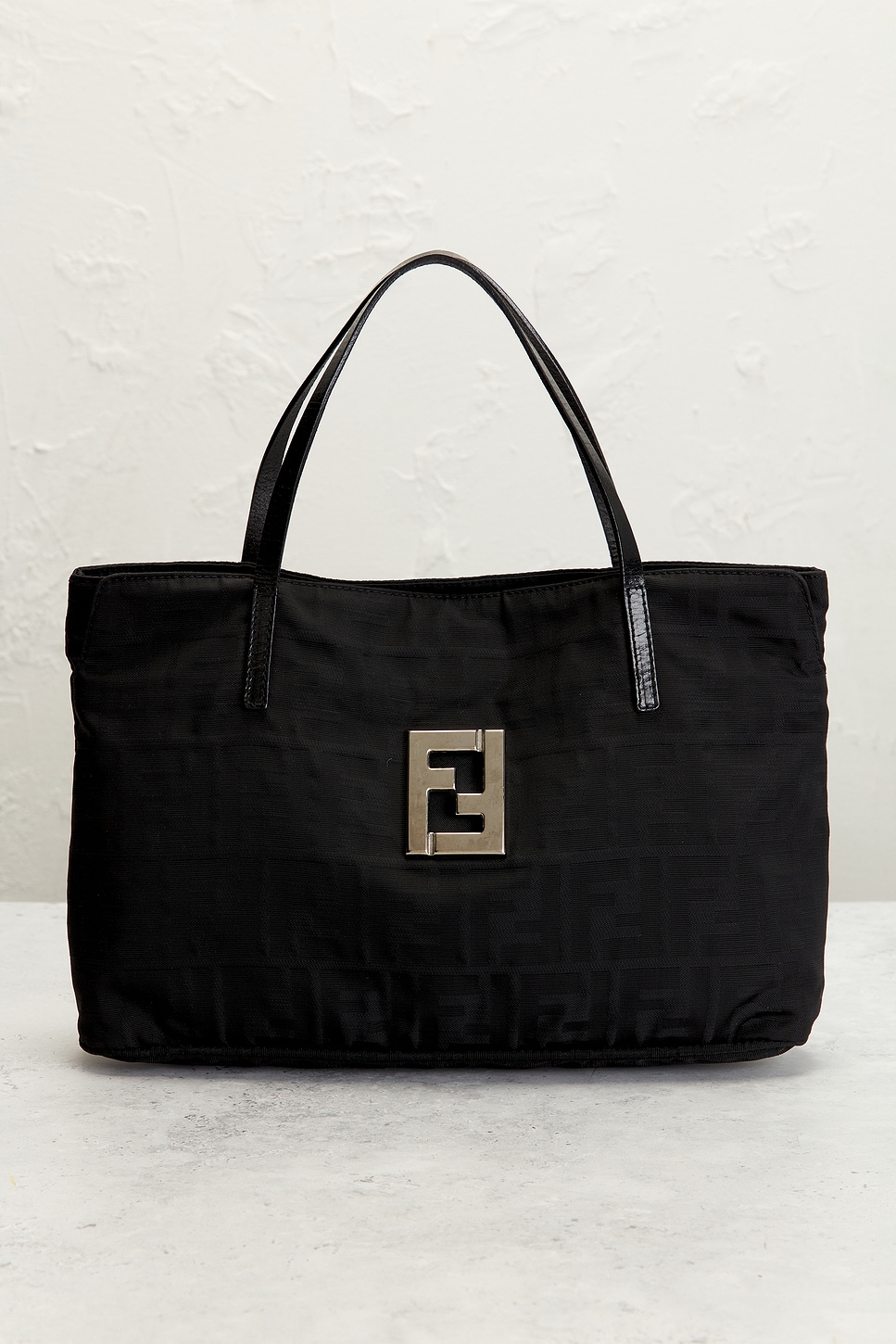 FENDI Pre-owned Zucca Tote Bag In Black