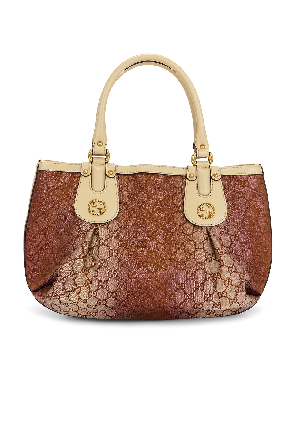 Pre-owned Gucci Scarlett Stud Tote Bag In Multi