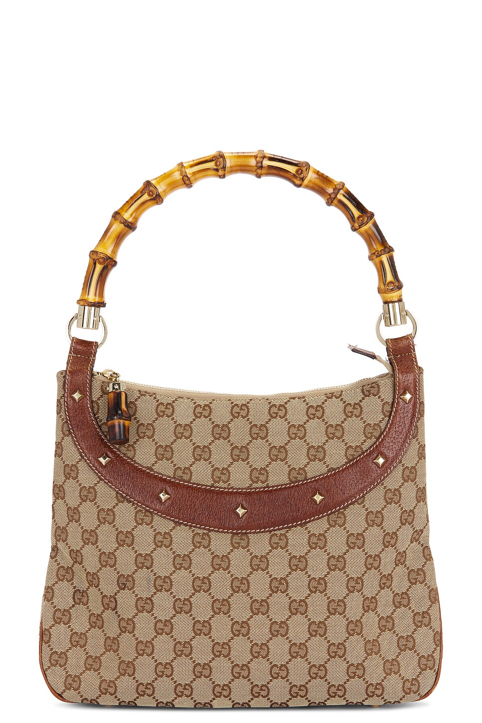 FWRD Renew Gucci Bamboo Anita Hobo Bag