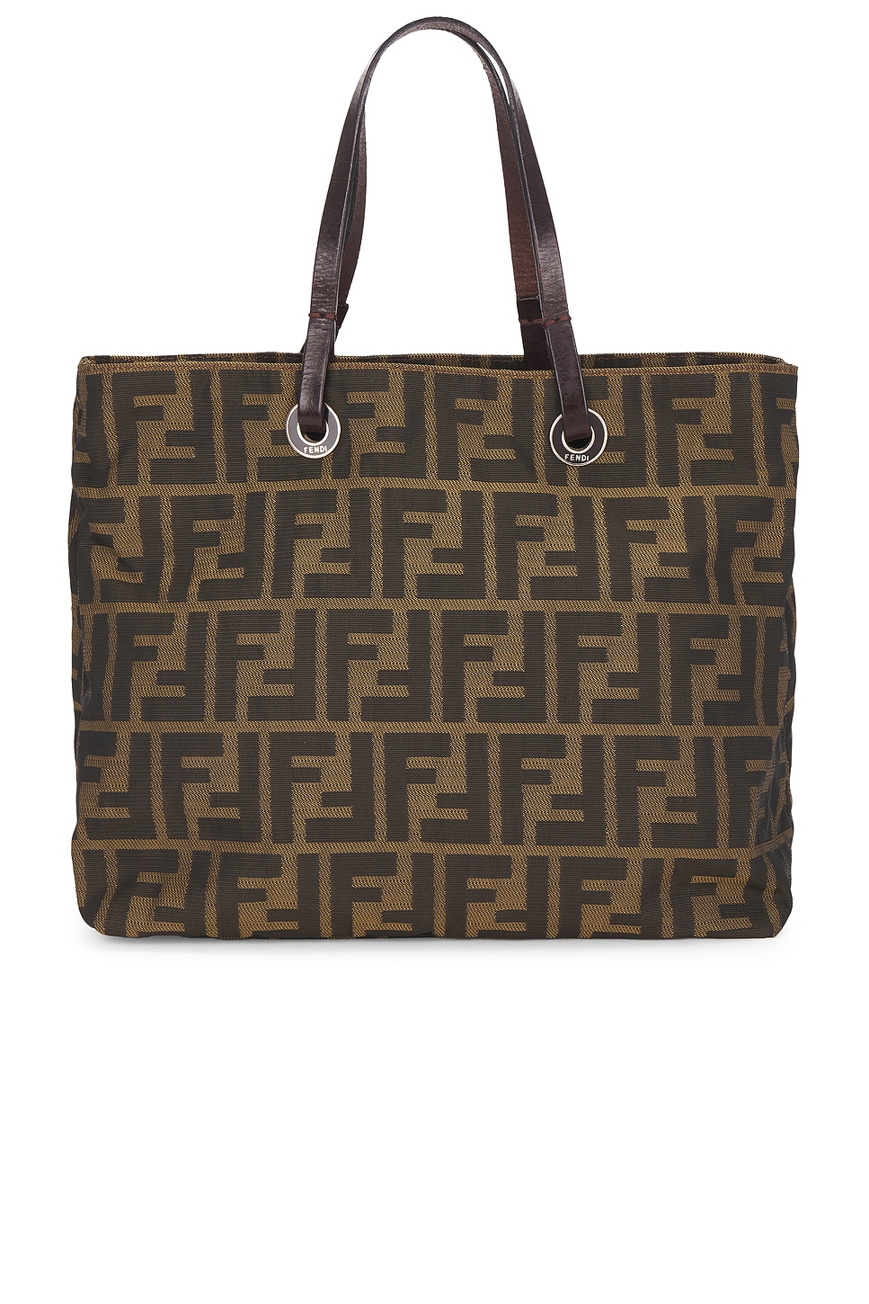 FENDI Pre-owned Zucca Tote Bag In Brown