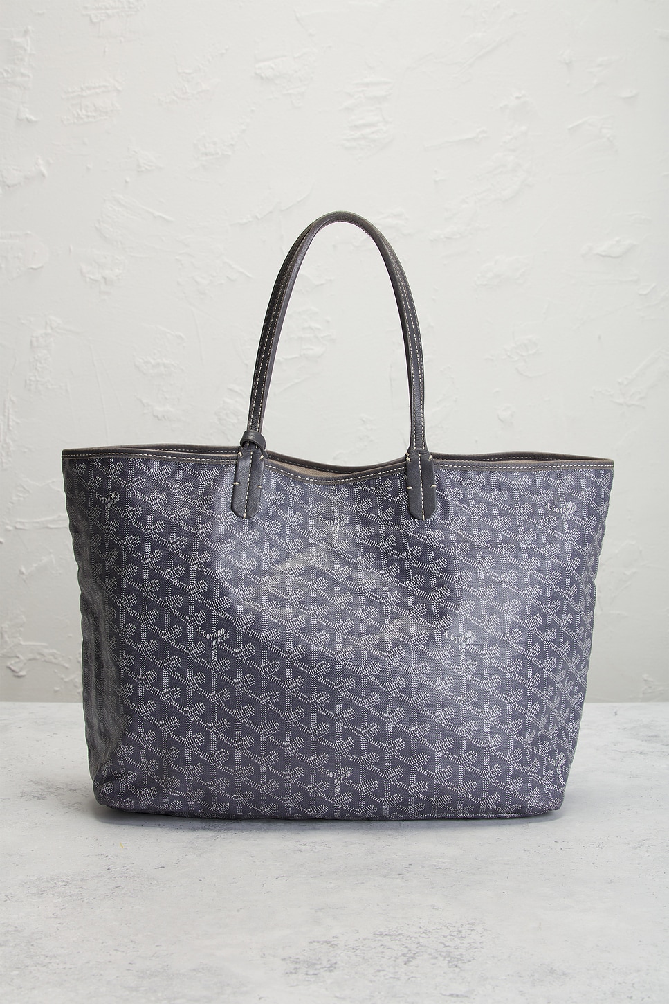 GOYARD Pre-owned Anjou Reversible Pm Tote Bag In Gray