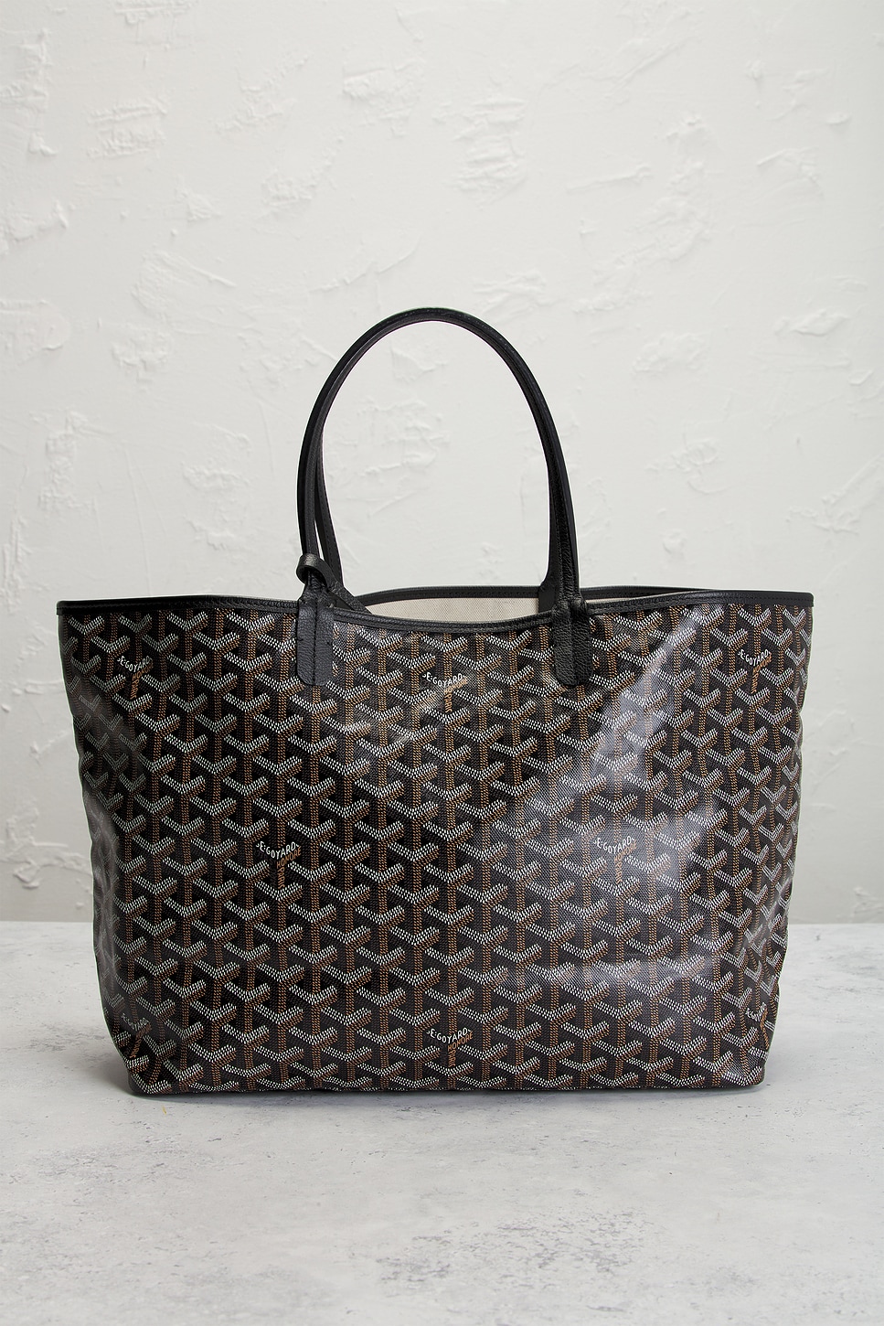 GOYARD Pre-owned Saint Louis Pm Tote Bag In Black