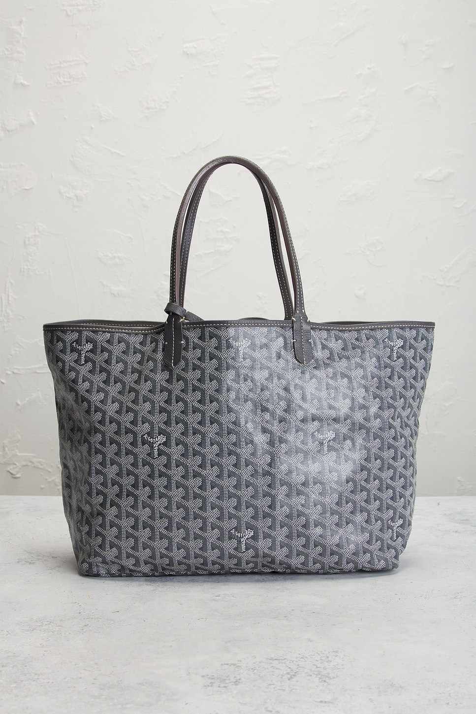 GOYARD Pre-owned Anjou Reversible Pm Tote Bag In Gray