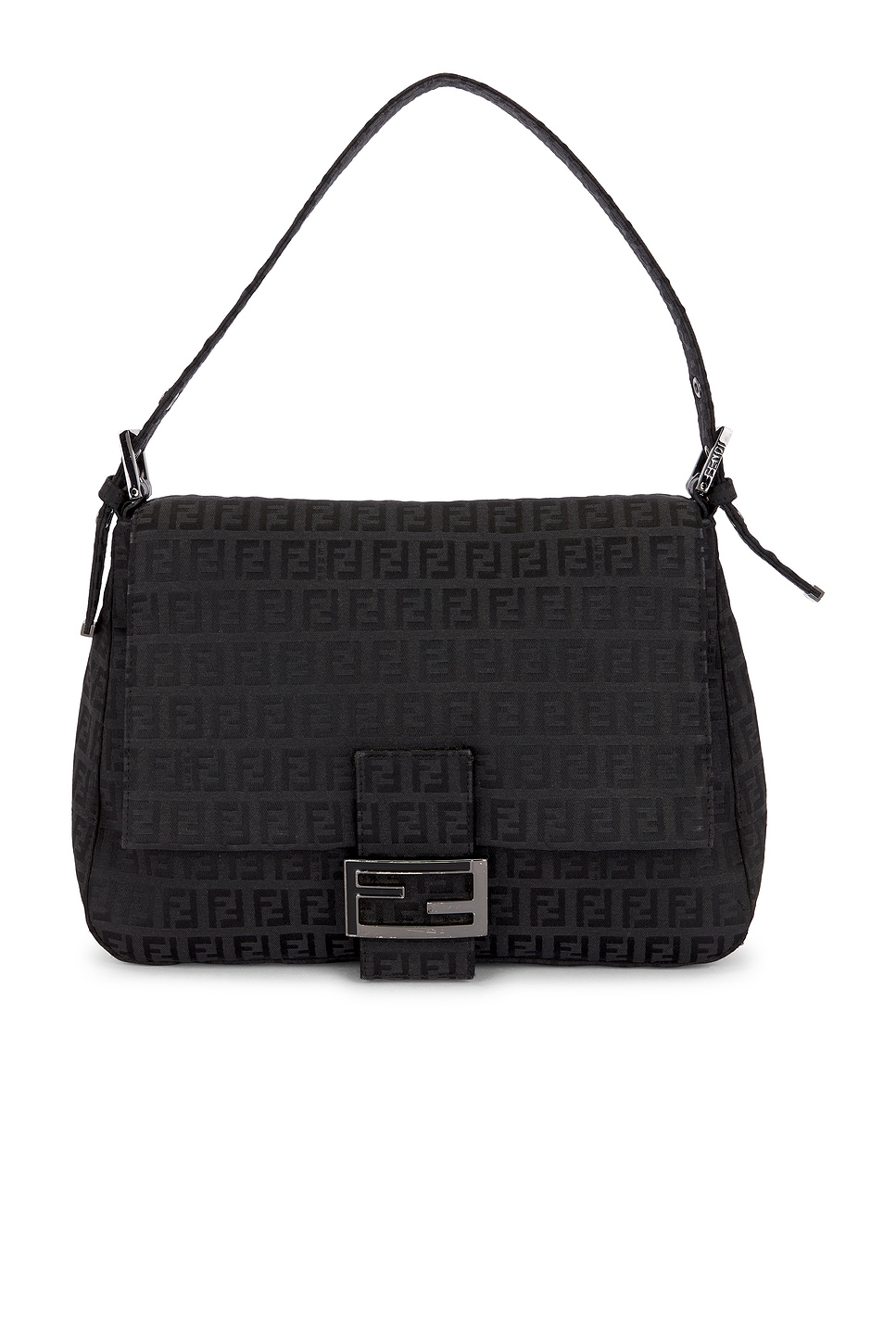fendi Fendi Zucchino Mama Baguette Shoulder Bag