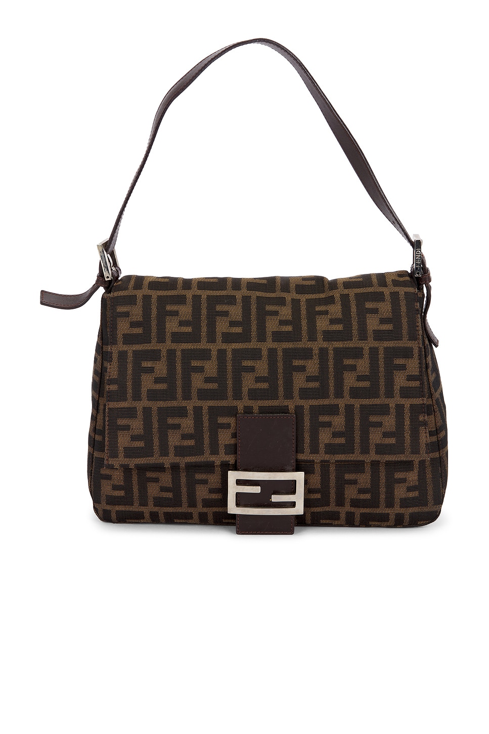 fendi Fendi Zucca Mama Baguette Shoulder Bag