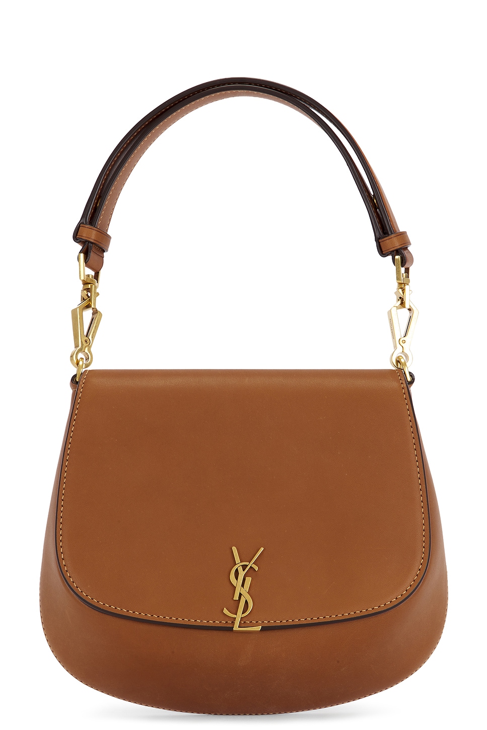 SAINT LAURENT Pre-owned Mini Top Handle Bag In Brown