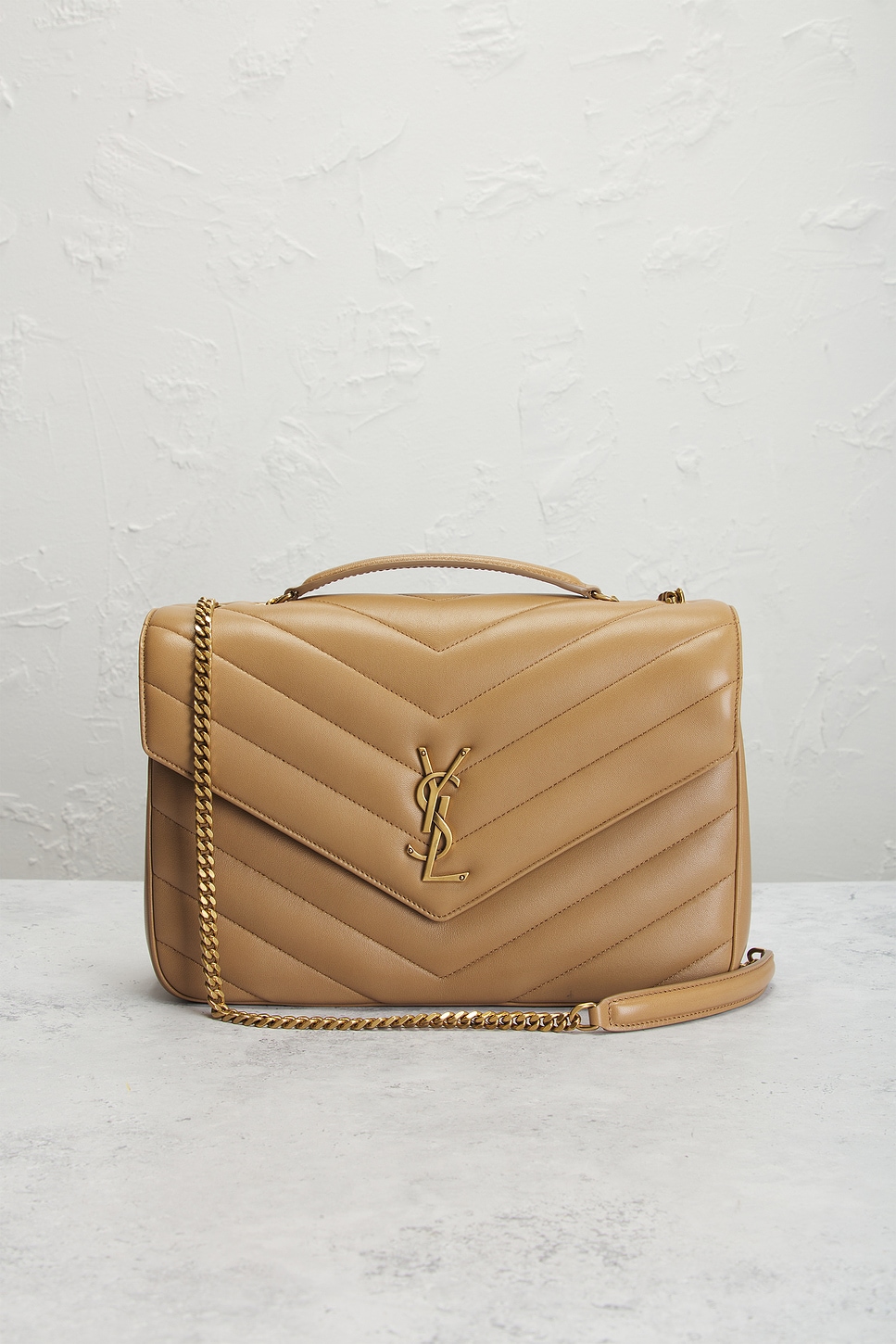 SAINT LAURENT Pre-owned Large Loulou Bag In Brown