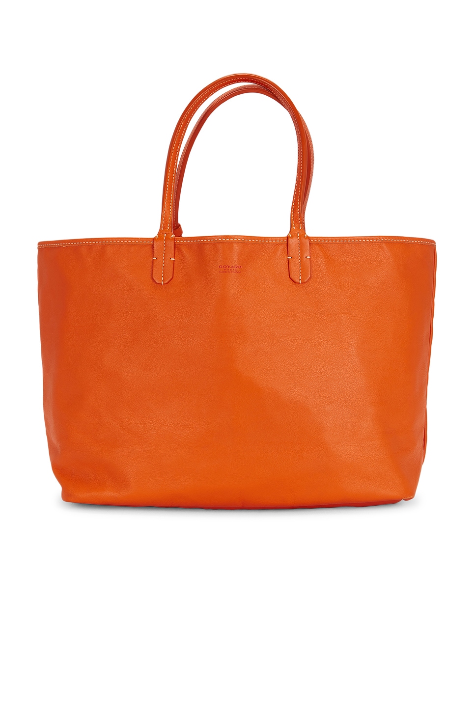 Pre-owned Goyard Saint Louis Pm Tote Bag In Orange