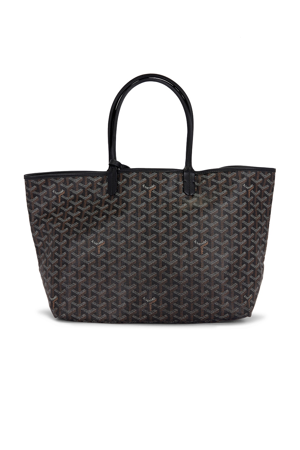 Pre-owned Goyard Anjou Reversible Pm Tote Bag In Black