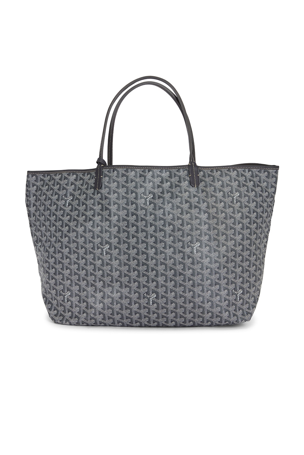 Pre-owned Goyard Saint Louis Gm Tote Bag In Gray