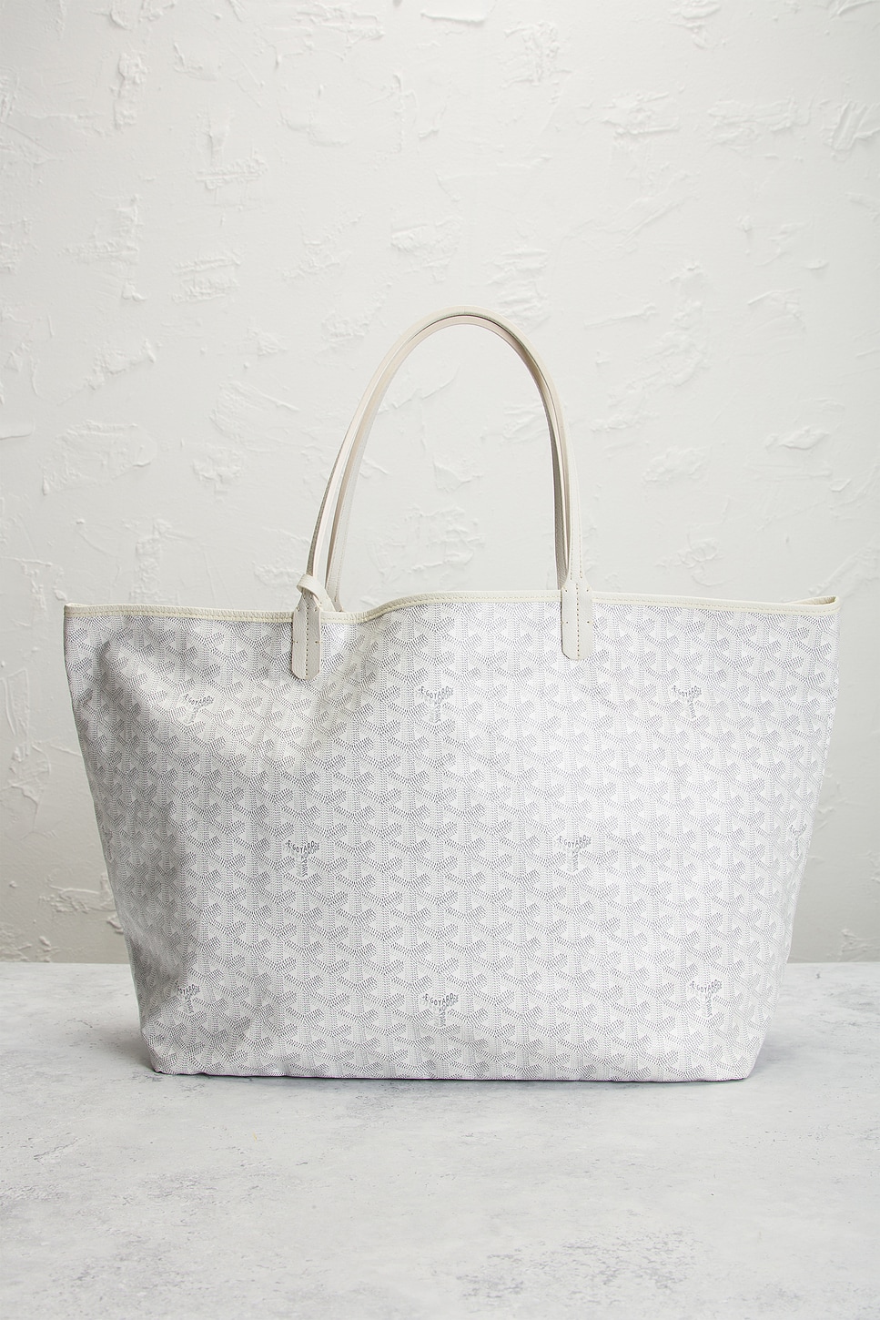 GOYARD Pre-owned Anjou Reversible Pm Tote Bag In White