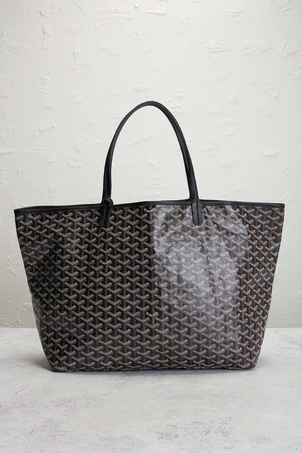 Pre-owned Goyard Artois Gm Tote Bag In Black