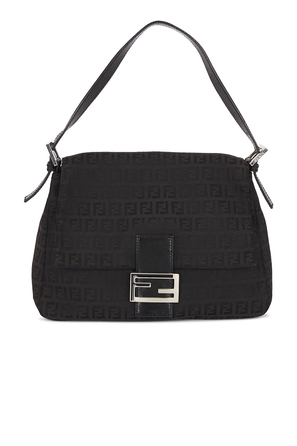 fendi Fendi Zucchino Mama Baguette Shoulder Bag