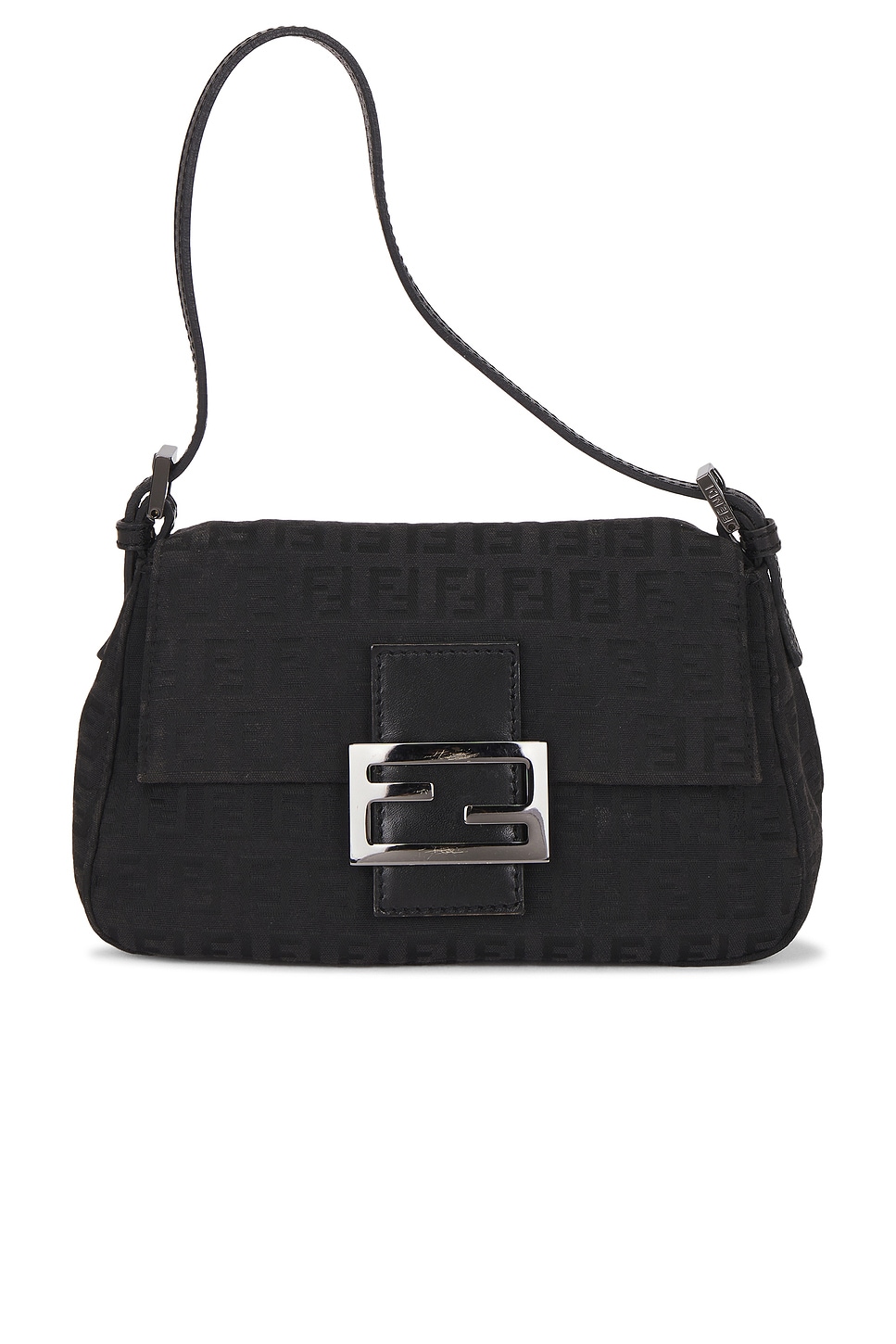 fendi Fendi Zucchino Mini Mama Baguette Shoulder Bag