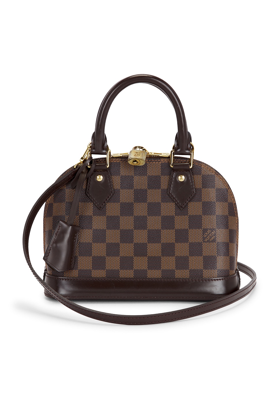 Louis Vuitton Damier Ebene Alma BB Handbag in Brown