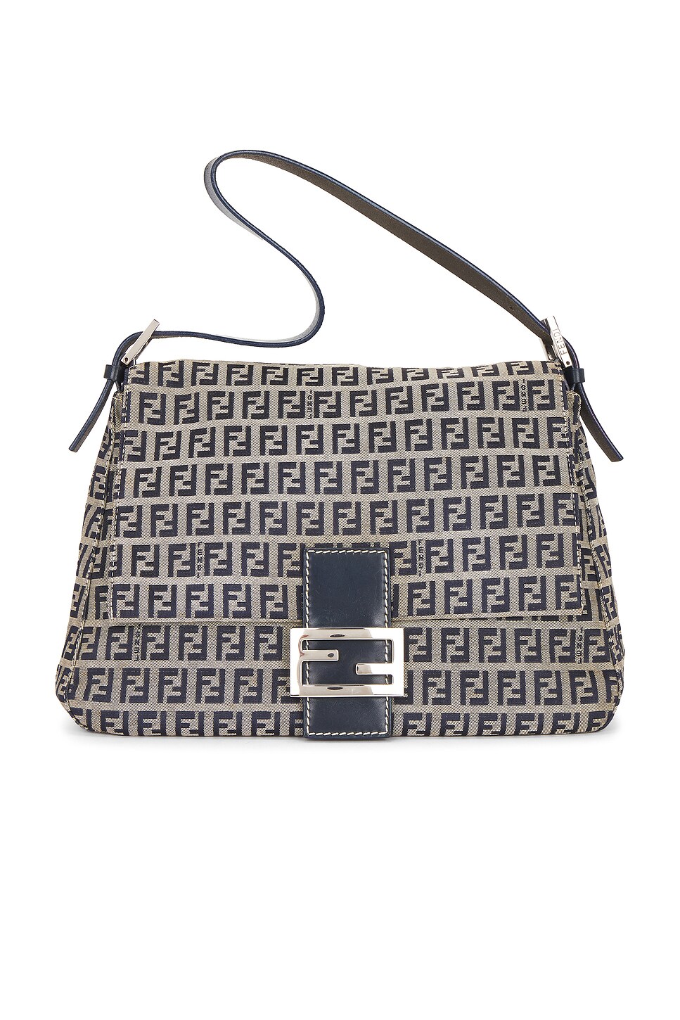 fendi Fendi Zucchino Mama Baguette Shoulder Bag