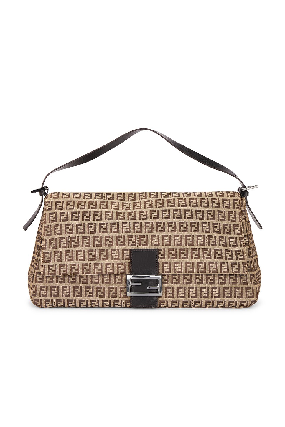 fendi Fendi Zucchino Baguette Shoulder Bag