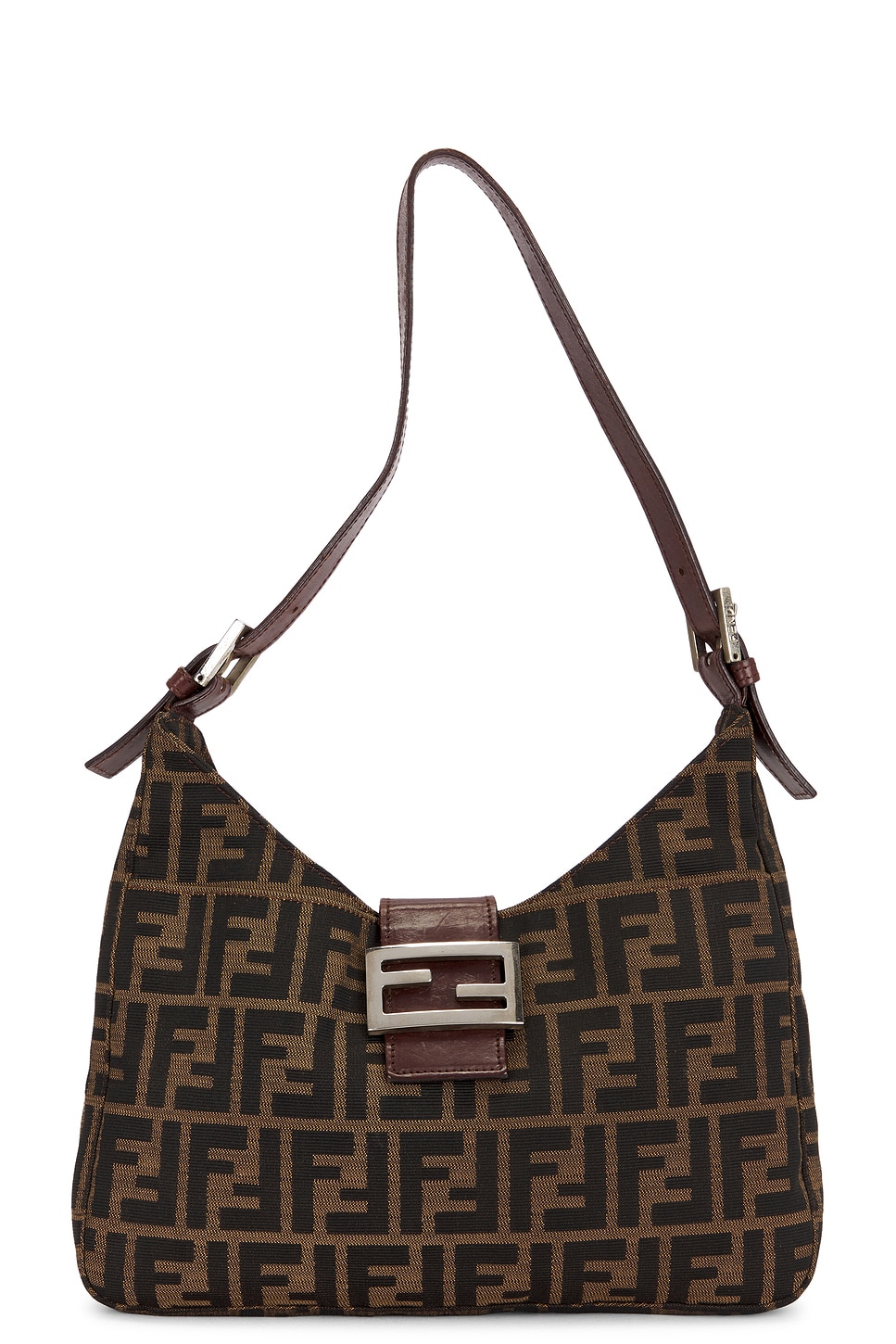 fendi Fendi Zucca Mama Baguette Shoulder Bag