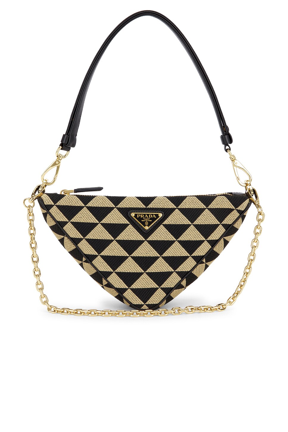 prada Prada Triangle Mini Shoulder Bag