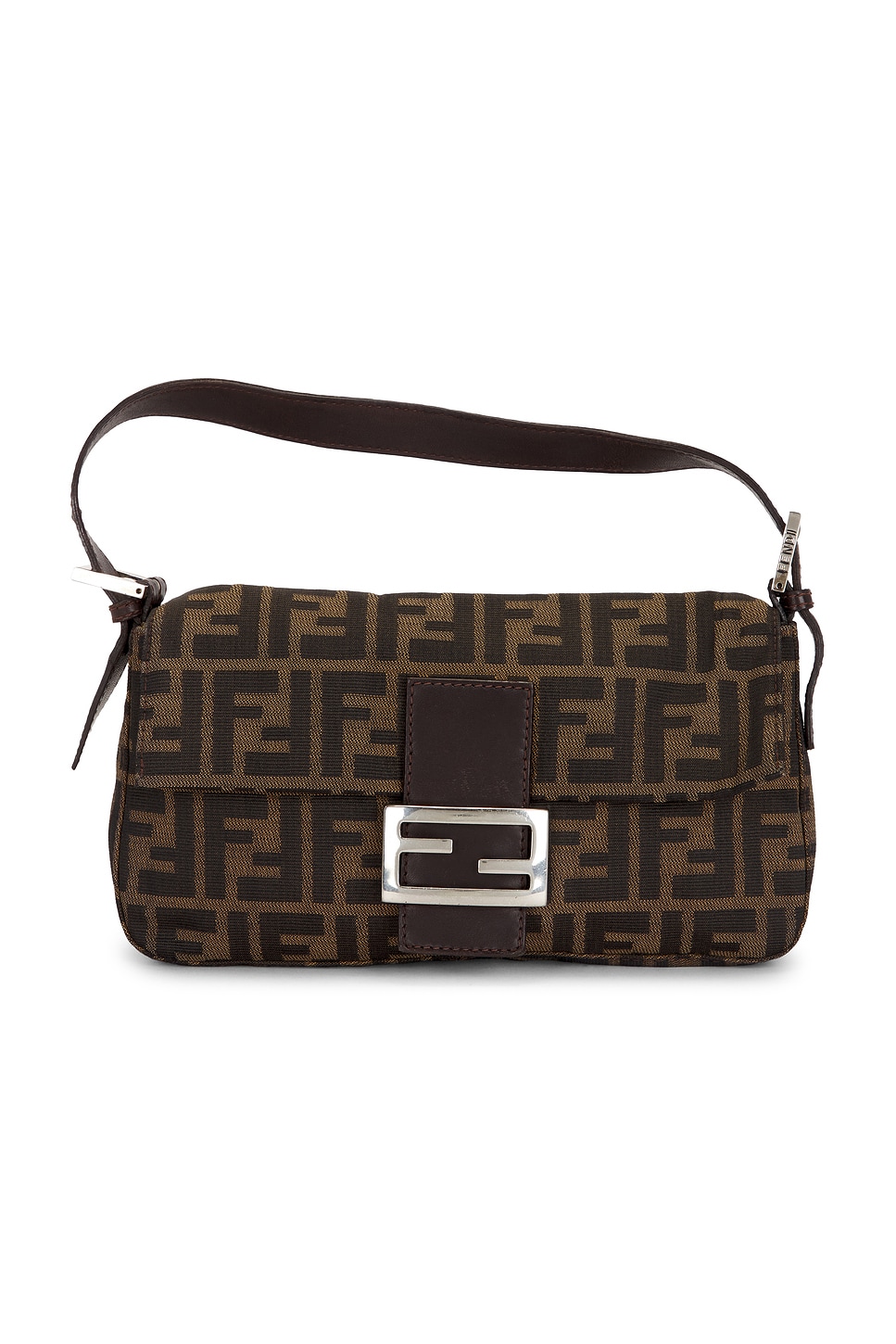 fendi Fendi Zucca Baguette Shoulder Bag